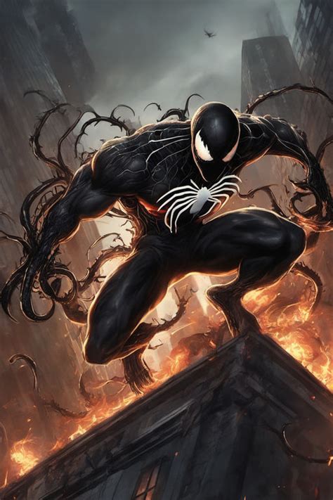 Symbiote Spiderman Vs Venom