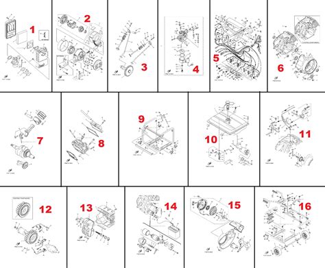 Yamaha Generator EF7200DE parts list - Koshin America