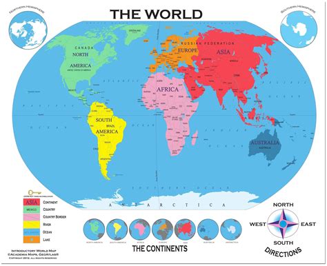 Maps Of Continents And Countries