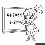 Adventure Girl Clipart For Coloring sketch template