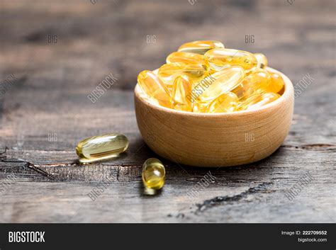 Fish Oil Capsules Image & Photo (Free Trial) | Bigstock