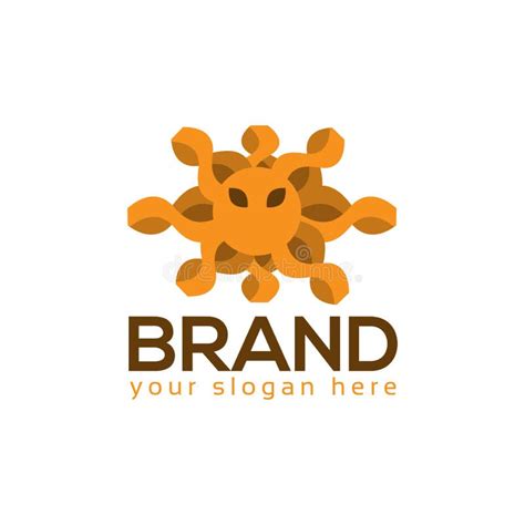 Squid Logo Vector, Flat Design. Logo Design Template Stock Vector ...