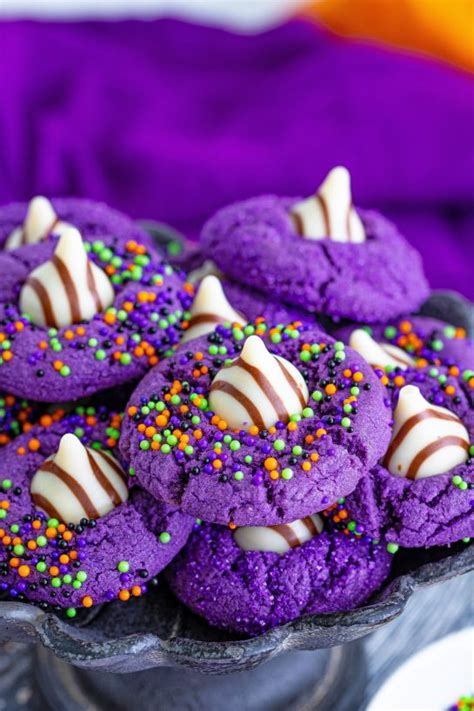 Halloween Witch Hat Cookies | Wishes and Dishes