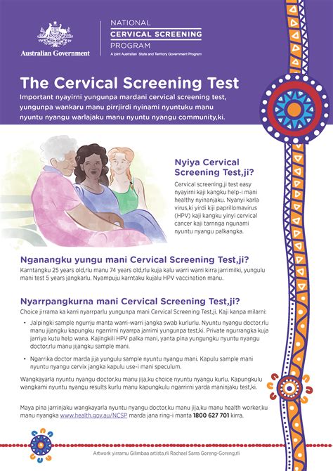 The Cervical Screening test – Warlpiri | Australian Government Department of Health and Aged Care