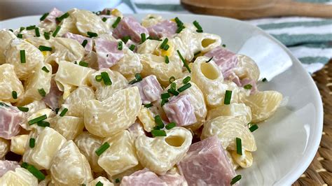 Pasta Fría con Jamón, Una Perfecta Ensalada de Pasta para el Verano