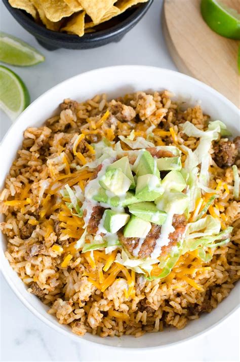 One Pot Taco Rice Dinner