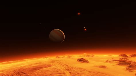 Exomoon of binary red dwarfs #9 by nirklars on DeviantArt