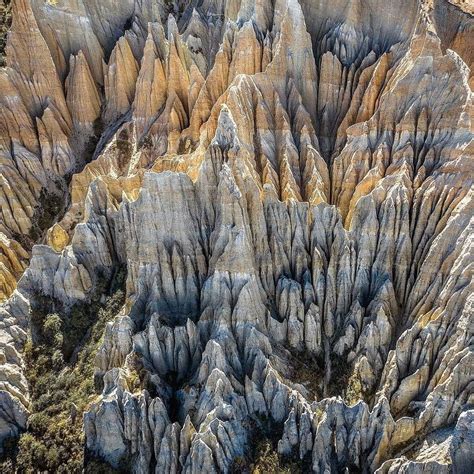 The Clay Cliffs badlands topography (New Zealand). The Cliffs were ...