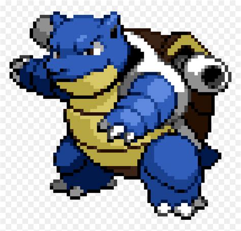 Transparent Blastoise Png - Blastoise Pixel Art Minecraft, Png Download ...