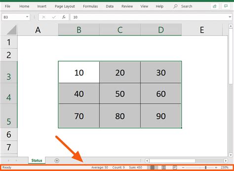 How to Use Excel's Status Bar (Tweak, Optimize, and Setup)