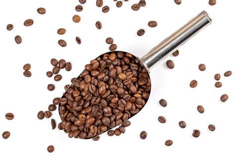 Coffee cup with roasted coffee beans, close up - Creative Commons Bilder