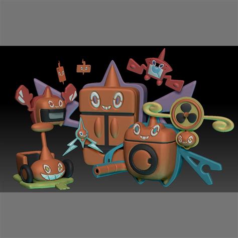 STL file Pokemon Rotom 🐉 ・3D printable model to download・Cults