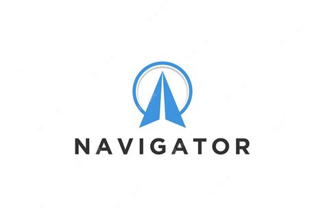 Premium Vector | Navigator pointer icon symbol direction arrow logo design