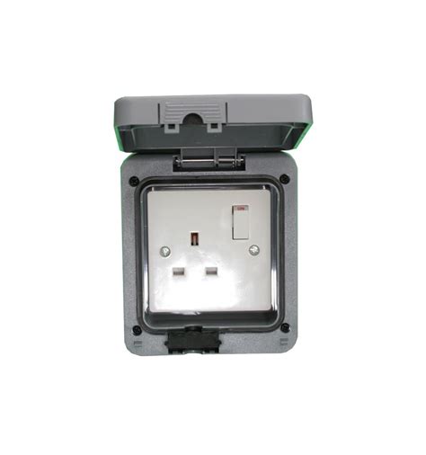 Electrical Outdoor 3-Pin Waterproof Socket