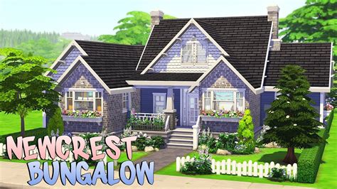 NEWCREST BUNGALOW 💖 | The Sims 4 | Speed Build - YouTube