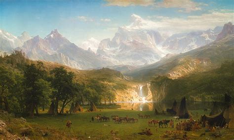 The Rocky Mountains, Lander's Peak #16 Painting by Albert Bierstadt ...