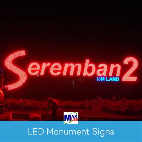 LED Monument Signage - Max LED Display Malaysia