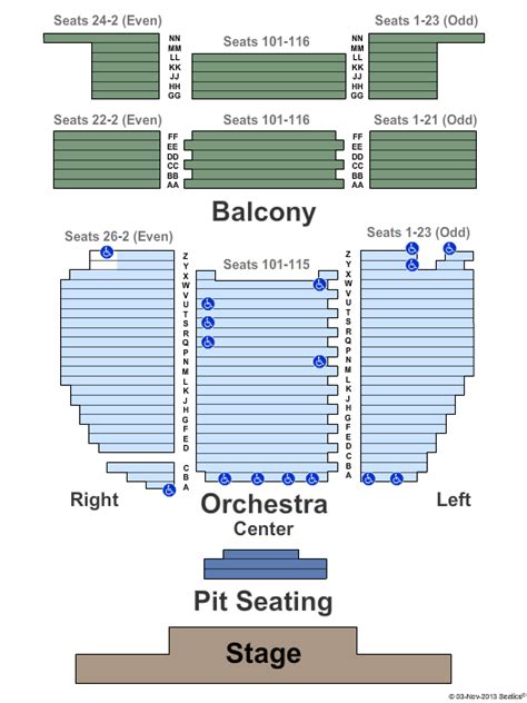 Sunrise Theatre - FL Seating Chart | Cheapo Ticketing