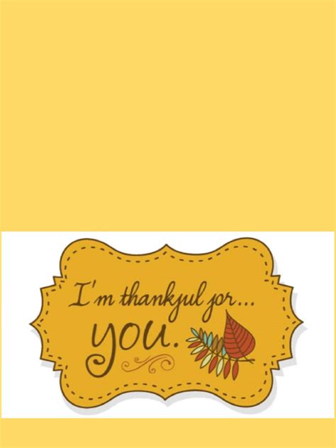 Thank You Card Template Free Printable