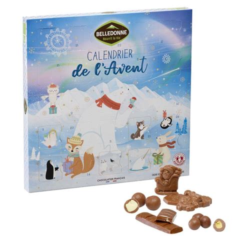 Calendrier de l'avent Chocolat Belledonne - Chocolat au lait 2024