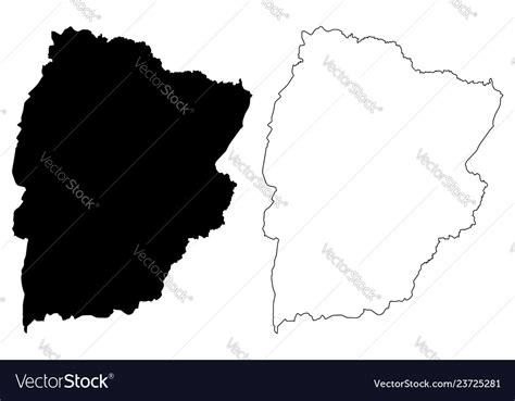 Chaiyaphum province map Royalty Free Vector Image