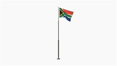 3D Animated South Africa Flag - TurboSquid 1799018