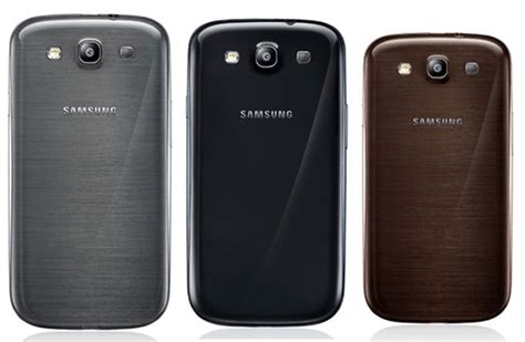 Samsung GALAXY S III To Get 3 more colors: Amber Brown, Sapphire Black ...