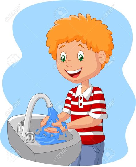 22++ Boy wash face clipart info