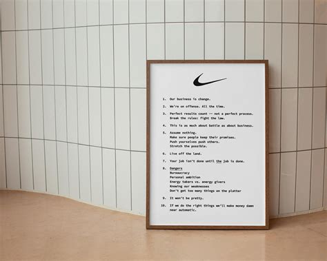 Principles of Nike Poster From the Movie Air. Phil - Etsy