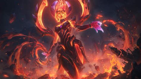 LoL Infernal Karma Skin Details - GameRiv