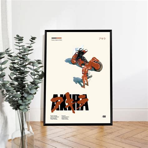 Akira Movie Poster Akira Print Vintage Retro Modern Art - Etsy