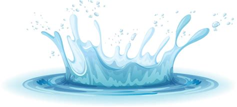 A water splash on white background 6591574 Vector Art at Vecteezy