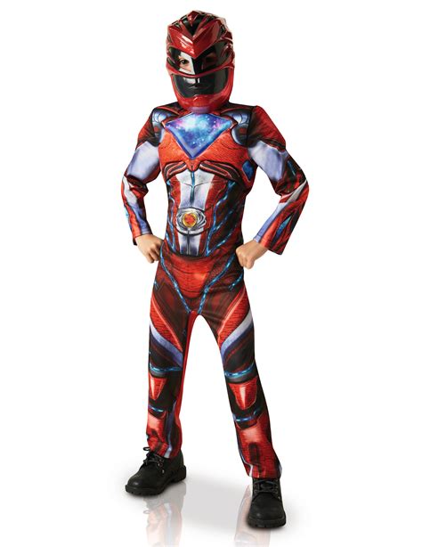 Costume Power Rangers™ Rosso Deluxe Bambino: Costumi bambini,e vestiti di carnevale online - Vegaoo