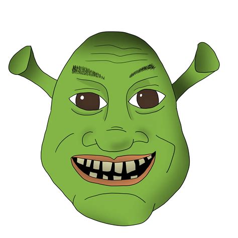 Scary Shrek Transparent Png Stickpng - vrogue.co
