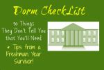 Dorm Essentials They Don’t Tell You About & Tips from a Freshman Year Survivor - My Crafty Zoo