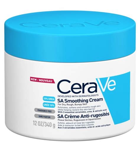 CeraVe SA Smoothing Salicylic Acid Cream Pot 340g - SkinFreaks