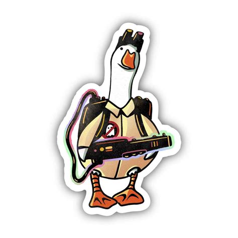 Goose Busters! Ghost Buster Fan Art Sticker – Reverie Goods & Gifts