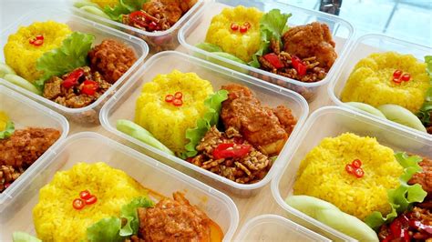 MENU NASI BOX PRAKTIS, TAHAN LAMA, ANTI BASI SEHARIAN... TIPS DAN TRIK KERING TEMPE KRIUK 1 ...