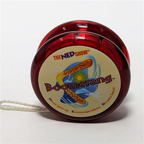 The Ned Show Yoyo Boomerang Red Collectible Yo Yo Toy Never Give Up | eBay