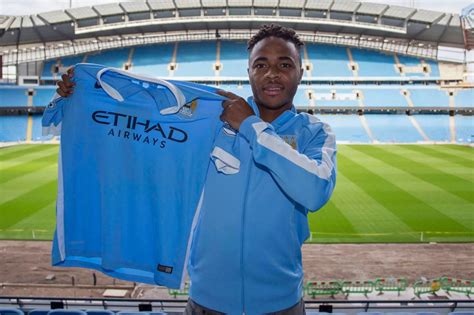 Raheem Sterling Introduced as Manchester City player - Mirror Online