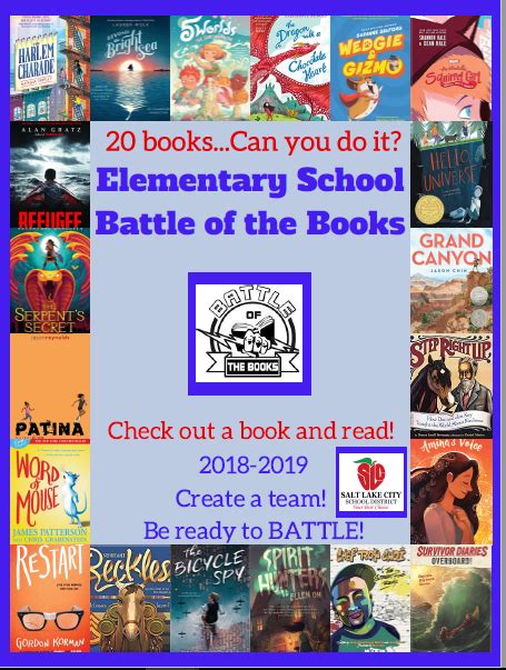 Join us for Battle of the Books! - MS. REDMON'S ELP