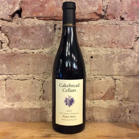 Cakebread Cellars Two Creeks Vineyards Pinot Noir 2017 – Eastside Cellars