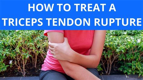 How To Treat a Triceps Tendon Rupture - YouTube