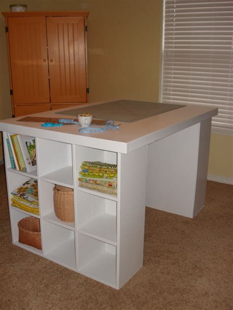 Chestnut Sparrow: Cutting Table with Storage....You can make one too!