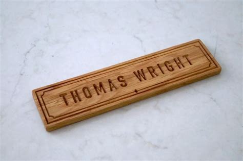 Engraved Wooden Door Name Plates | MakeMeSomethingSpecial.com