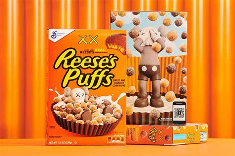 KAWS x Reeses Puffs Cereal Collab: Boxes & Prices Revealed