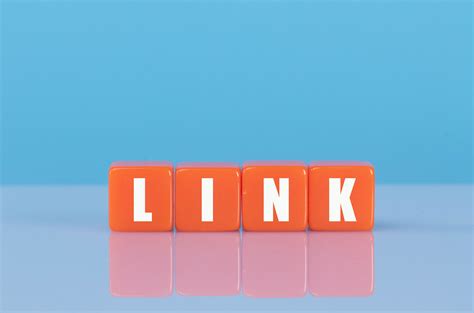Link text on orange cubes - Creative Commons Bilder