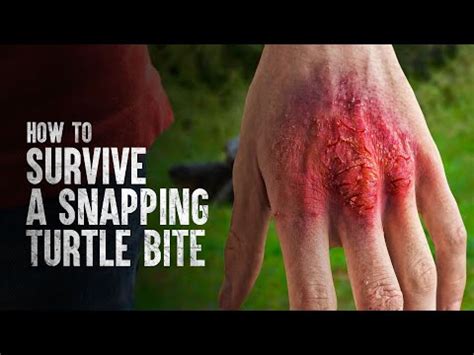 How to Survive a Snapping Turtle Bite - YouTube