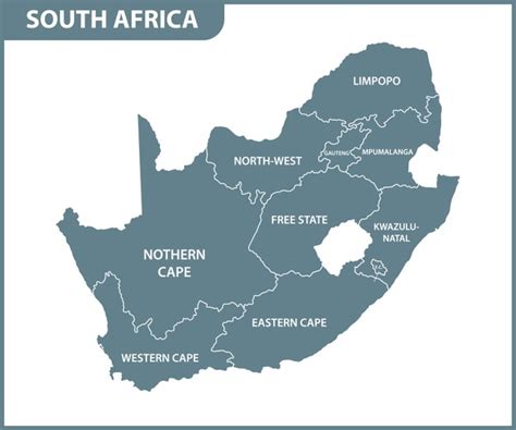 Detailed South African Map Vector Royalty-Free Images, Stock Photos & Pictures | Shutterstock