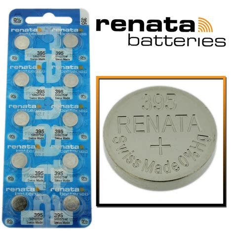 Renata 395 Watch Battery SR927SW Swiss Made Cell - Findings Outlet